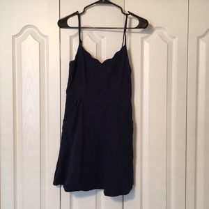 Back cutout dress with pockets